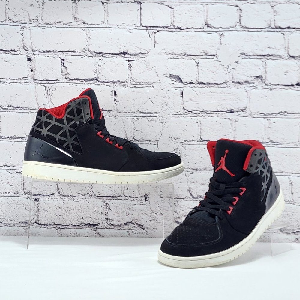 AIR JORDAN 1 FLIGHT 3 – Sneaker, 2014, black/red, size 12